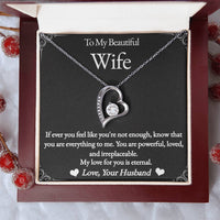 Load image into Gallery viewer, To My Wife - My Love For You Is Eternal - Forever Love Necklace
