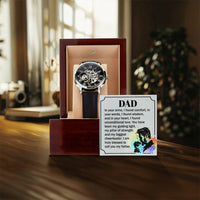 Load image into Gallery viewer, To My Father - Openwork Watch
