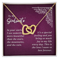 Load image into Gallery viewer, To My Wife - Interlocking Hearts Necklace
