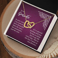 Load image into Gallery viewer, To My Wife - Interlocking Hearts Necklace
