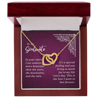 Load image into Gallery viewer, To My Wife - Interlocking Hearts Necklace
