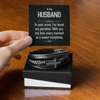 Load image into Gallery viewer, To My Husband - Cross Bracelet
