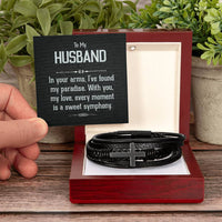 Load image into Gallery viewer, To My Husband - Cross Bracelet
