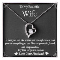 Load image into Gallery viewer, To My Wife - My Love For You Is Eternal - Forever Love Necklace
