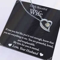 Load image into Gallery viewer, To My Wife - My Love For You Is Eternal - Forever Love Necklace
