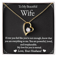Load image into Gallery viewer, To My Wife - My Love For You Is Eternal - Forever Love Necklace
